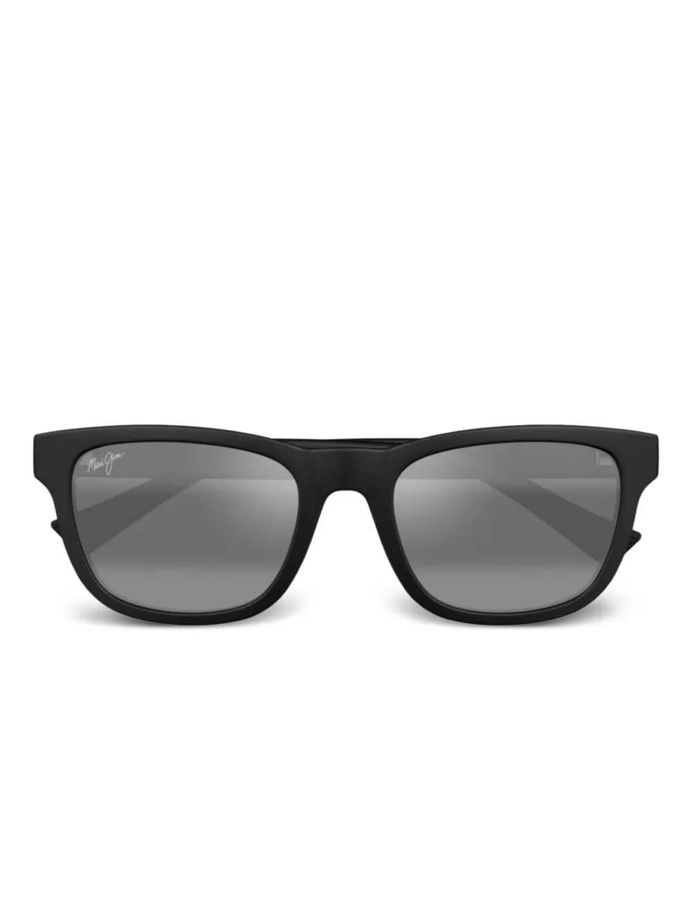 Maui Jim Zonnebril met rechthoekig montuur Zwart