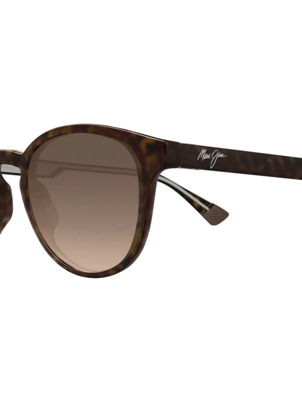 Maui Jim Hiehie round-frame tortoiseshell sunglasses Bruin