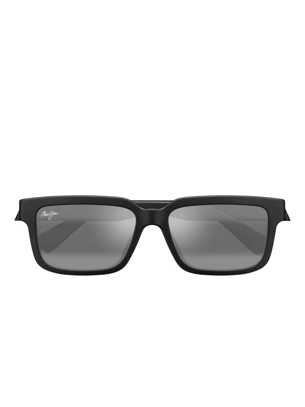 Maui Jim Hiapo zonnebril met rechthoekig montuur Zwart