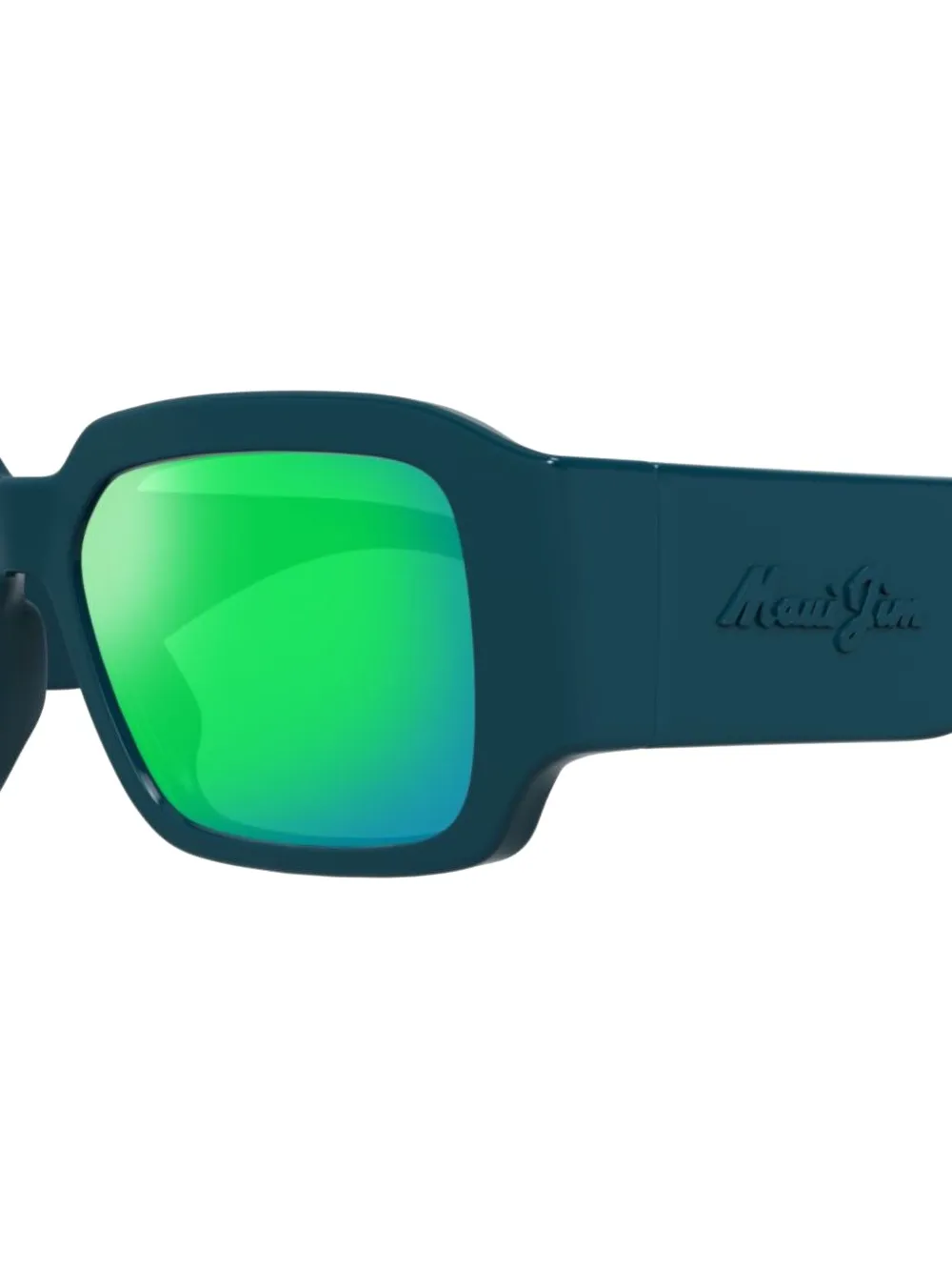 Maui Jim kupale rectangle sunglasses Blauw