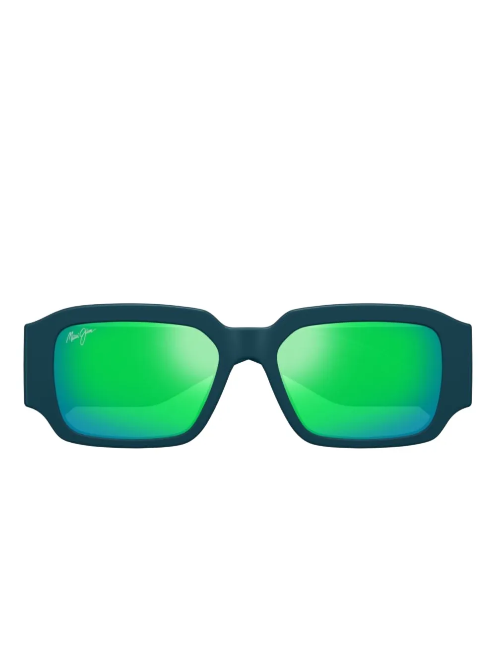 Maui Jim kupale rectangle sunglasses Blauw