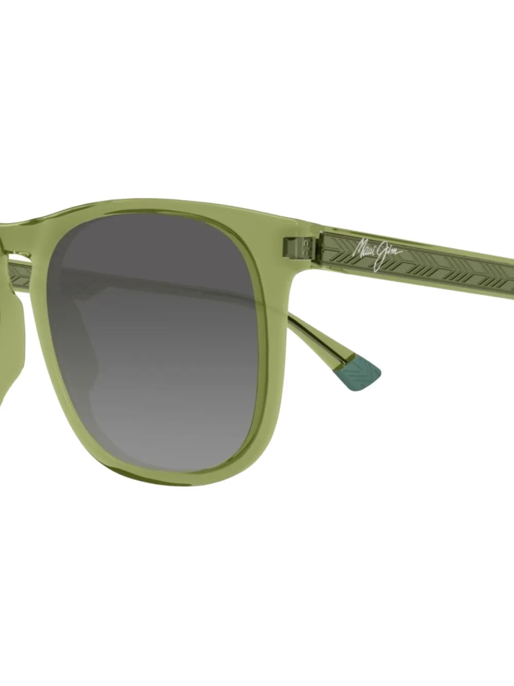 Maui Jim Kupaa zonnebril met vierkant montuur Groen