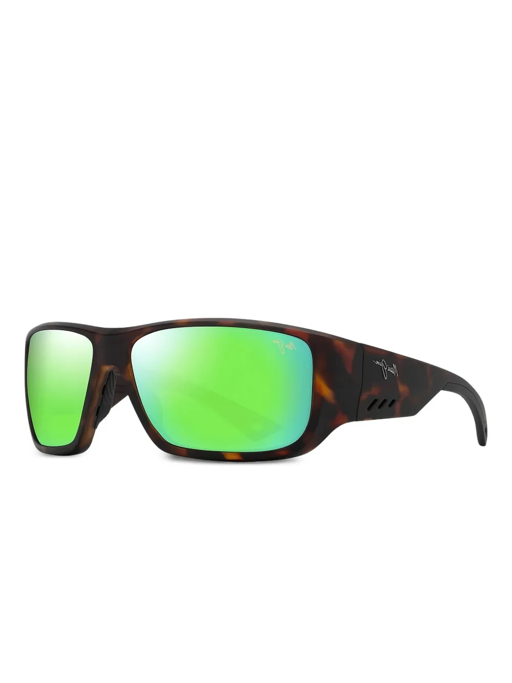 Maui Jim Keha スクエアフレーム サングラス - ブラウン Maui Jim Keha スクエアフレーム サングラス - ブラウン