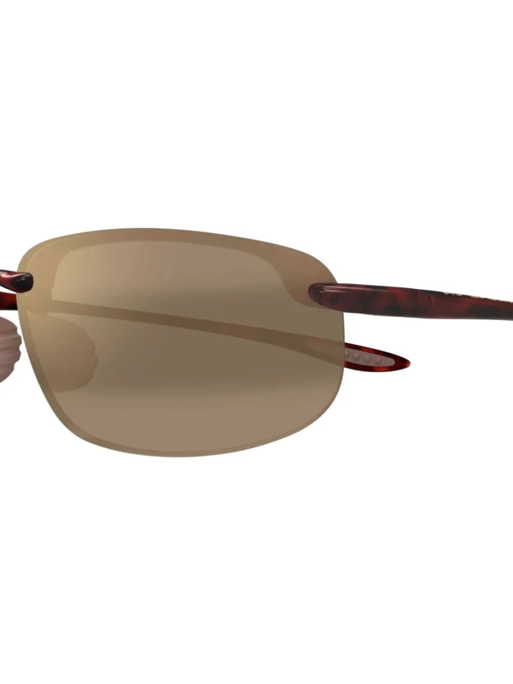 Maui Jim rimless oval-frame sunglasses Bruin