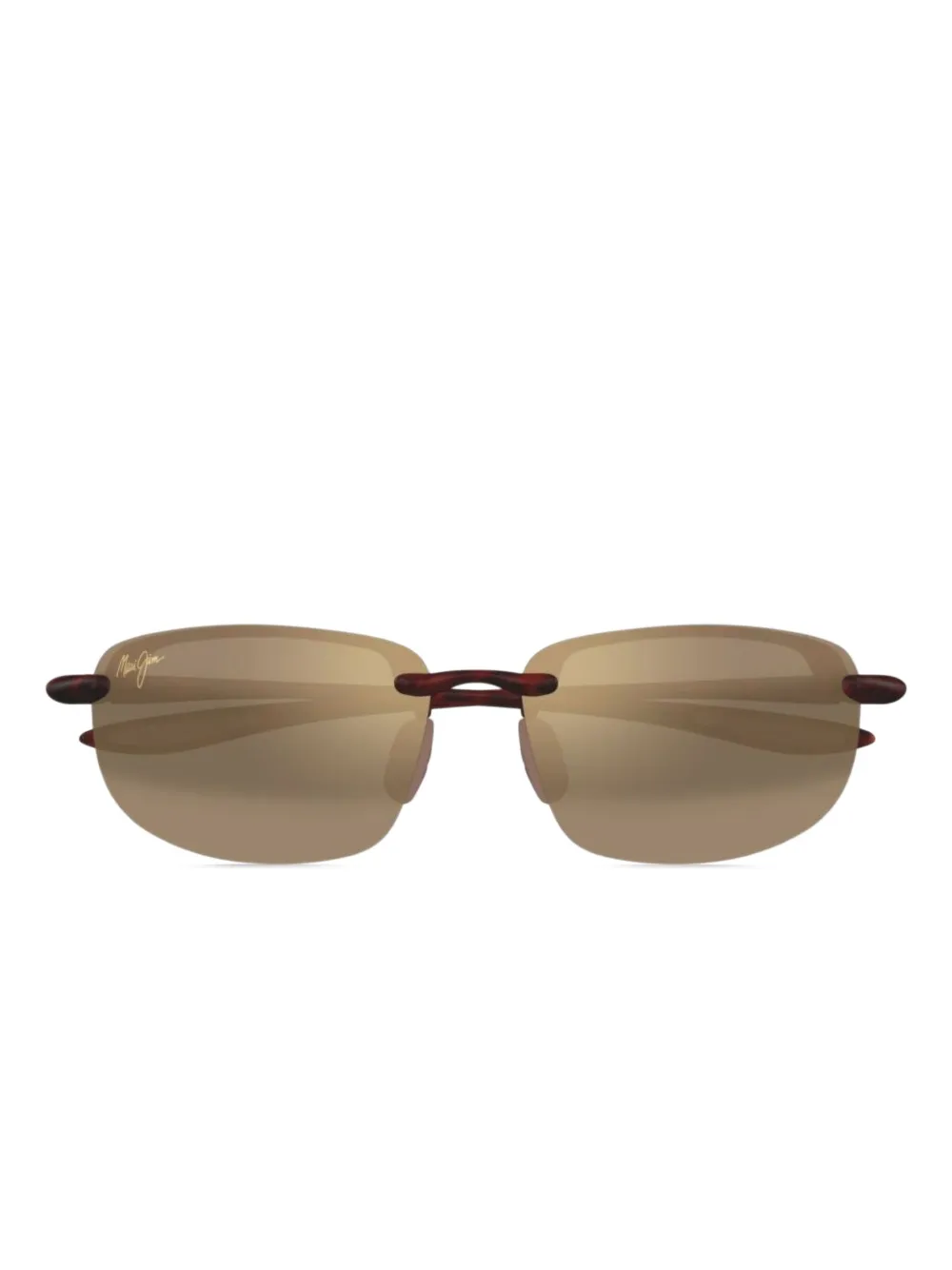 Maui Jim rimless oval-frame sunglasses Bruin