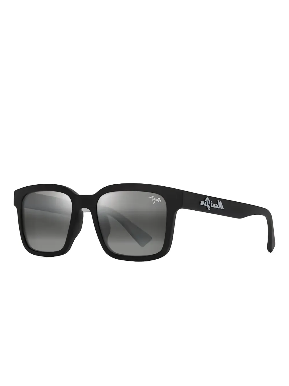 Maui Jim 'Ōpiopio Asian Fit rectangle-frame sunglasses - Zwart