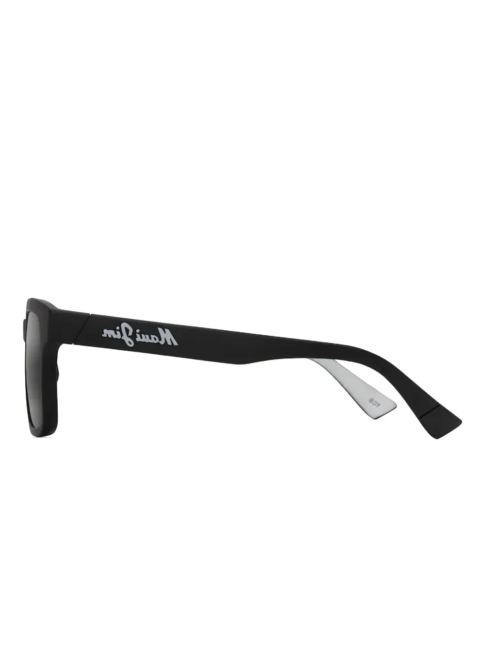 Maui Jim Ōpiopio Asian Fit zonnebril met rechthoekig montuur Zwart