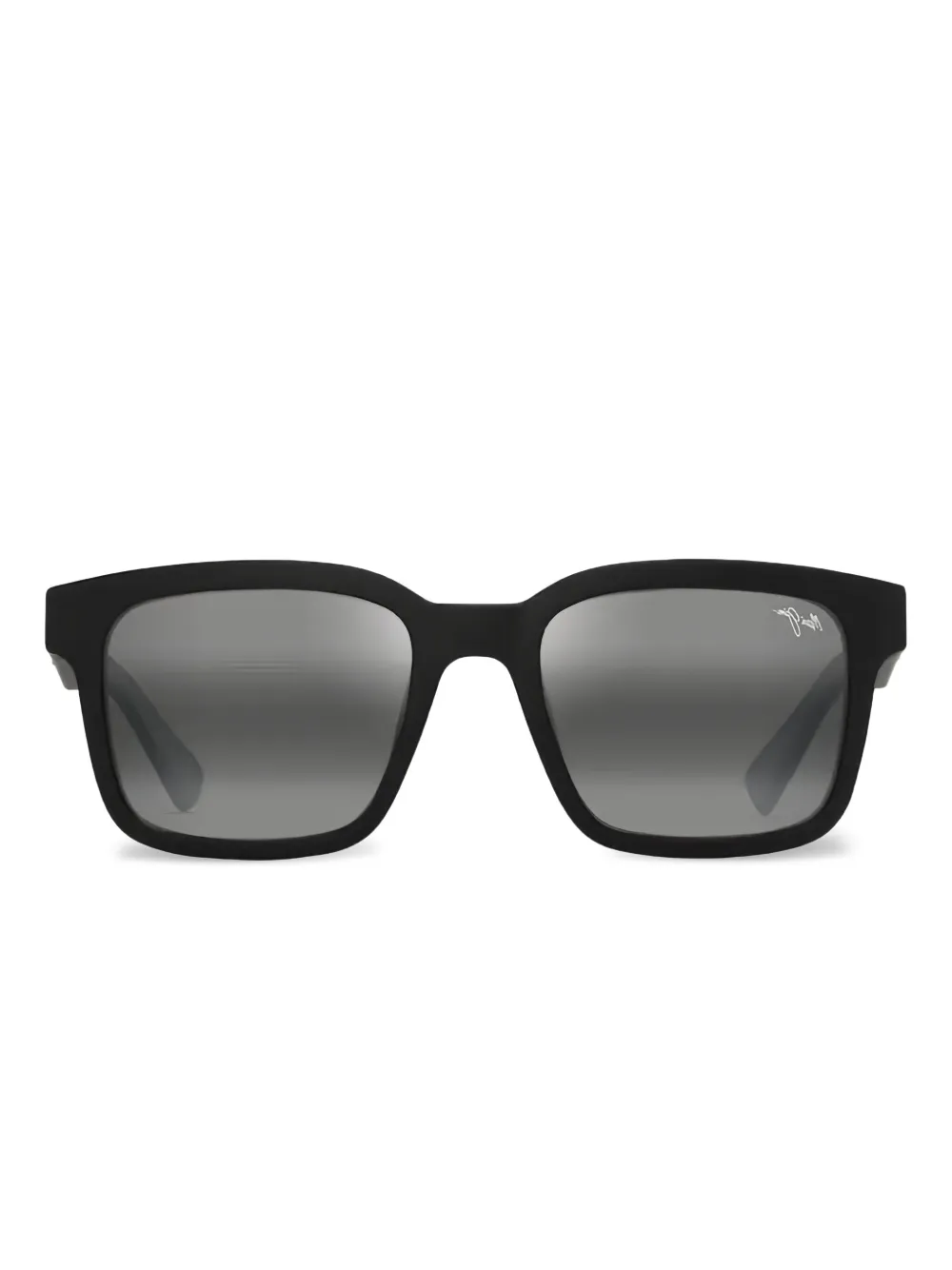 Maui Jim ‘Ōpiopio Asian Fit rectangle-frame sunglasses | Black | Image 1