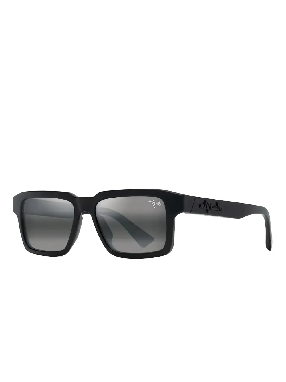 Maui Jim Kahiko square-frame sunglasses - Zwart