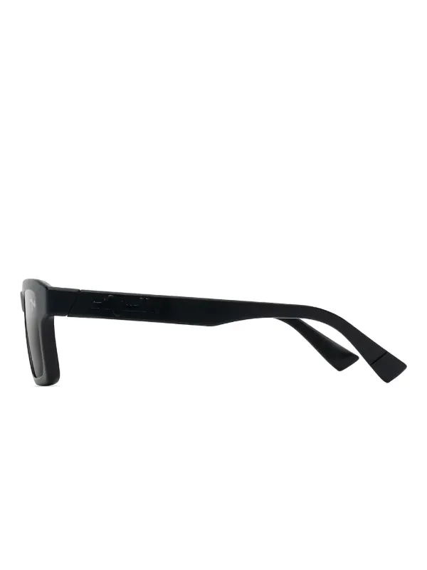 Maui Jim Kahiko スクエアフレーム サングラス | ブラック | FARFETCH JP