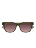 Maui Jim shiny trans square sunglasses - Green