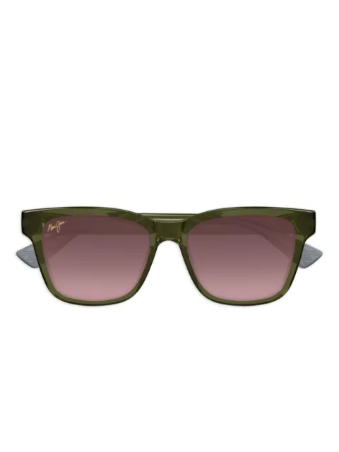 Maui Jim shiny trans square sunglasses