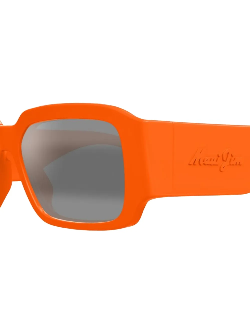 Maui Jim Zonnebril met vierkant montuur Oranje