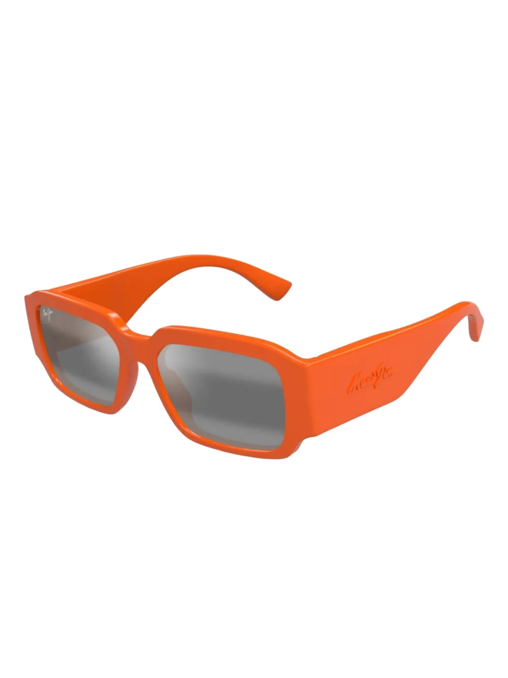 Maui Jim Zonnebril met vierkant montuur Oranje