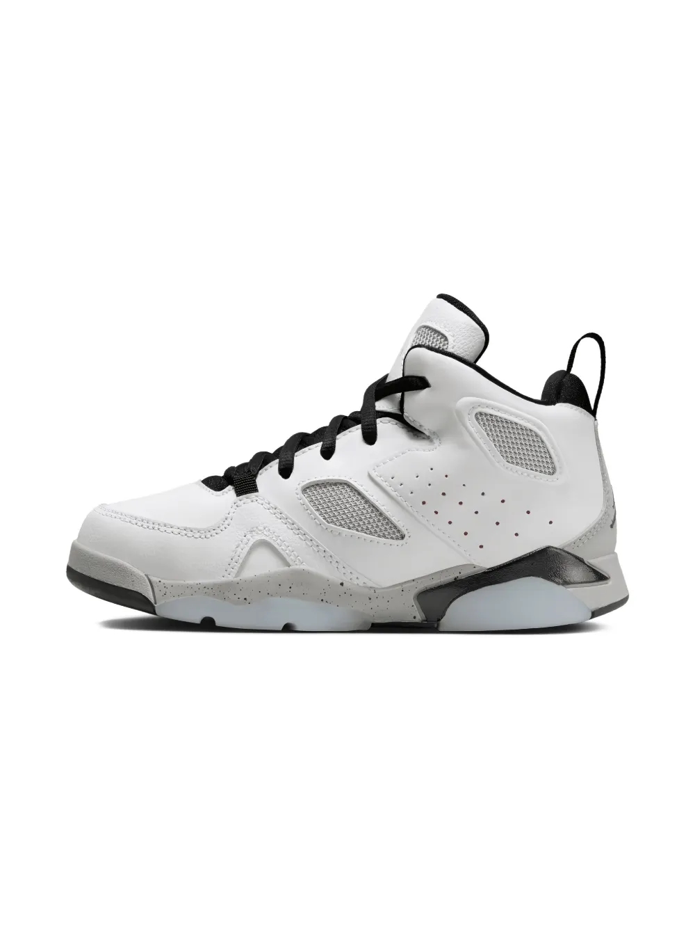 Jordan Kids Flight Club '91 "White Black Metallic Silver Gym Red" sneakers