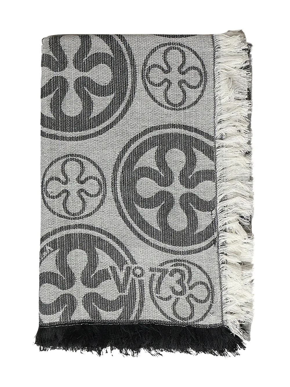 logo-intarsia scarf