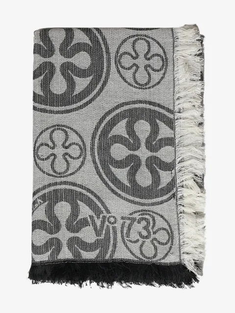 V°73 bufanda con logo en intarsia