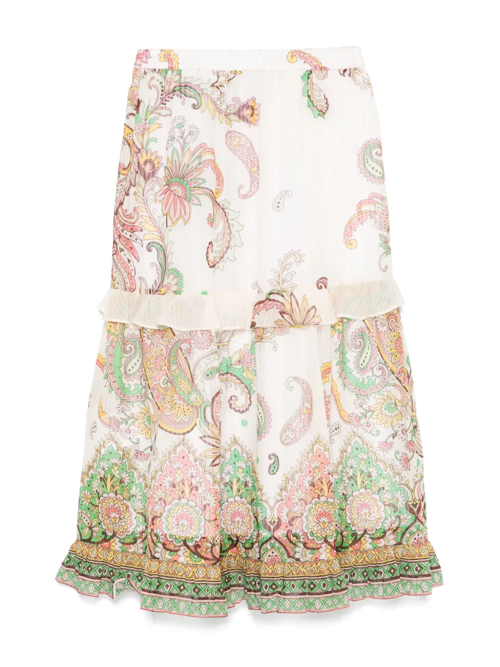 ETRO KIDS paisley-print skirt - Beige