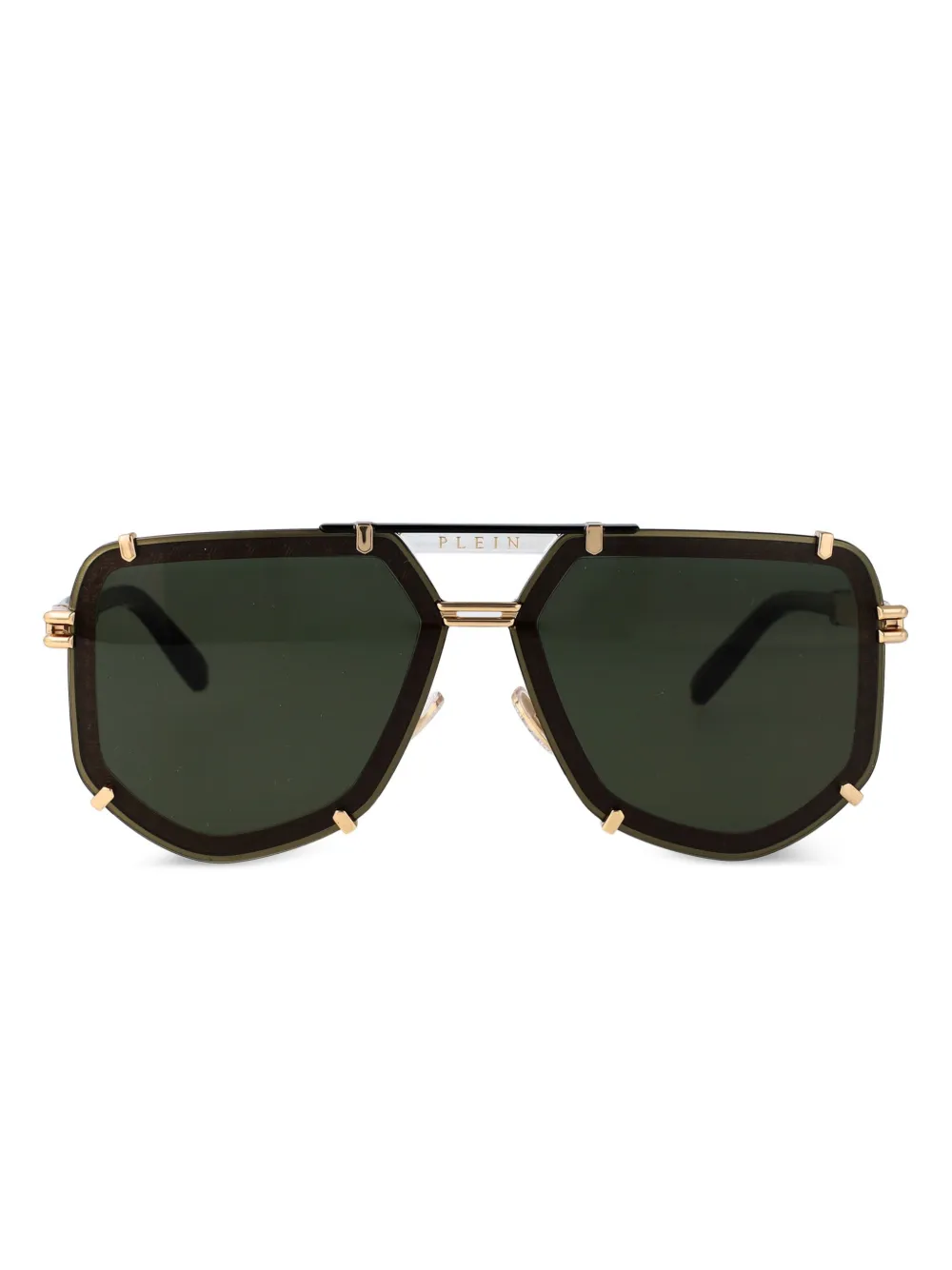 Philipp Plein Eyewear SPP132301Y GOLD GREEN - Nero
