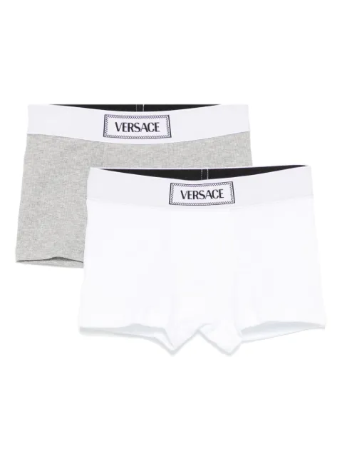 Versace Kids ribbed boxers (pack of two)