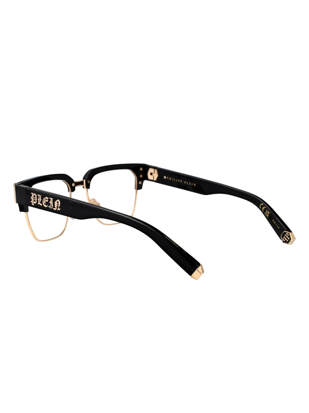 Philipp Plein Eyewear Bril met vierkant montuur Zwart