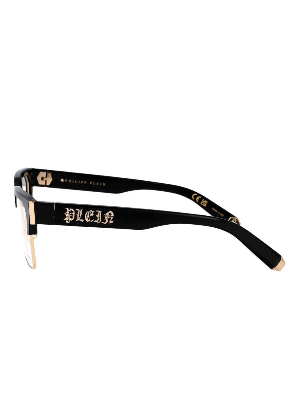 Philipp Plein Eyewear Bril met vierkant montuur Zwart