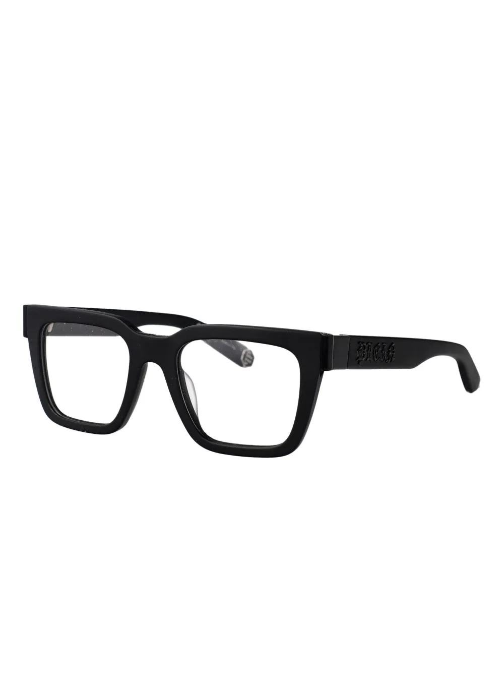 Philipp Plein Eyewear VPP113M0531 0531 NERO SEMILUCIDO TOTALE Zwart