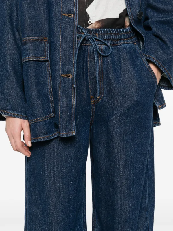 デニム・ジーパン P.A.R.O.S.H. Wide-Leg Denim Jeans 28733089_58060581_600.jpg