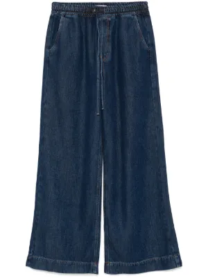 Gucci Calça Jeans Wide Leg | Azul | FARFETCH BR