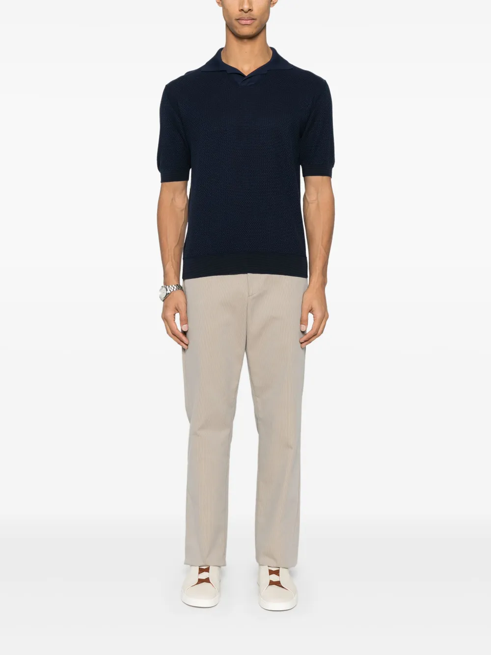 Piacenza Cashmere T-shirt in maglia | T-shirt | Image 2
