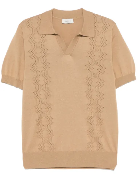 Piacenza Cashmere pointelle-knit T-shirt