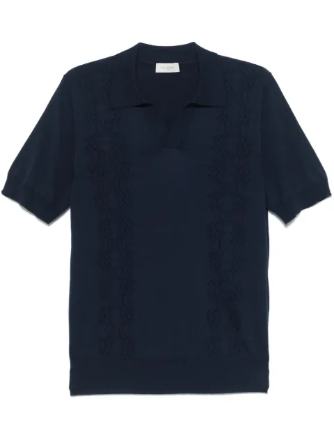 Piacenza Cashmere pointelle-knit T-shirt