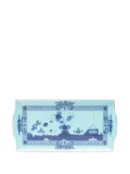 GINORI 1735 rectangular tray (18cm x 35.5cm) - Blue