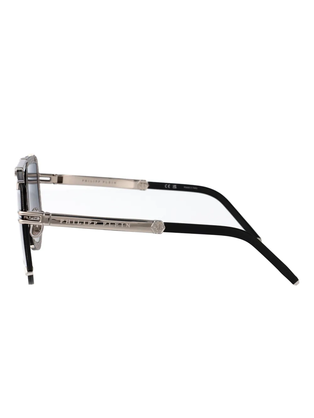 Philipp Plein Eyewear SPP1320K07 SILVER BLACK Zwart