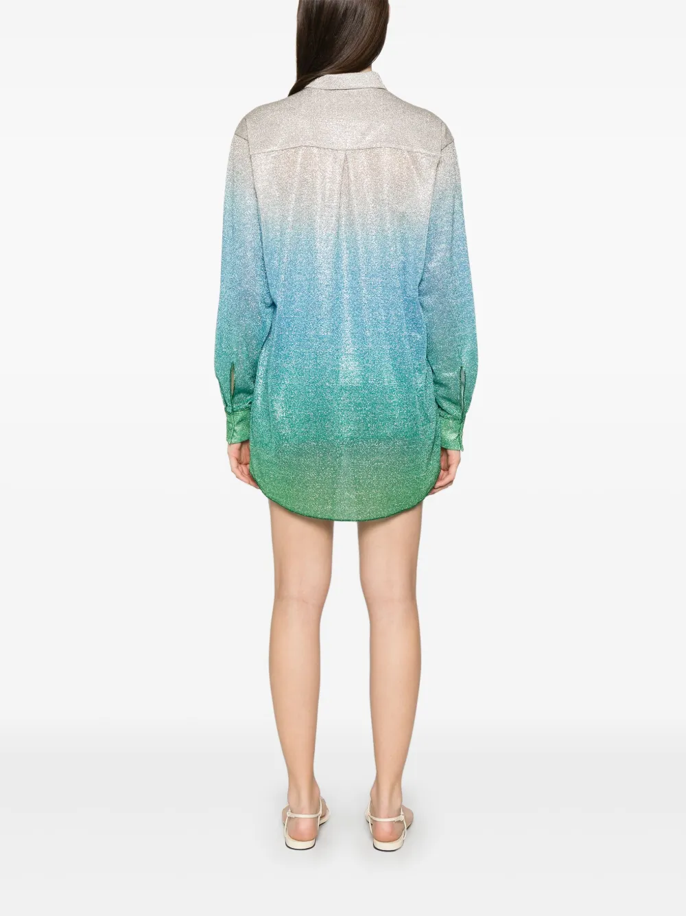 Oseree Lumiére Shade Shirt In Blue