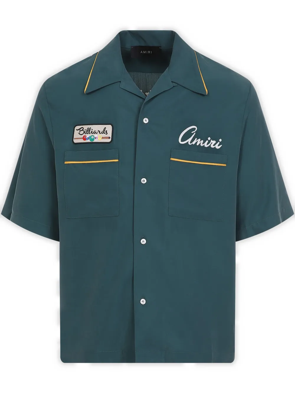 AMIRI Billiards Club Camp shirt Groen
