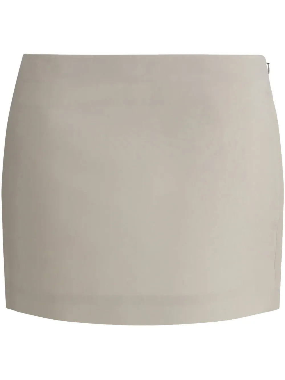 silk mini skirt