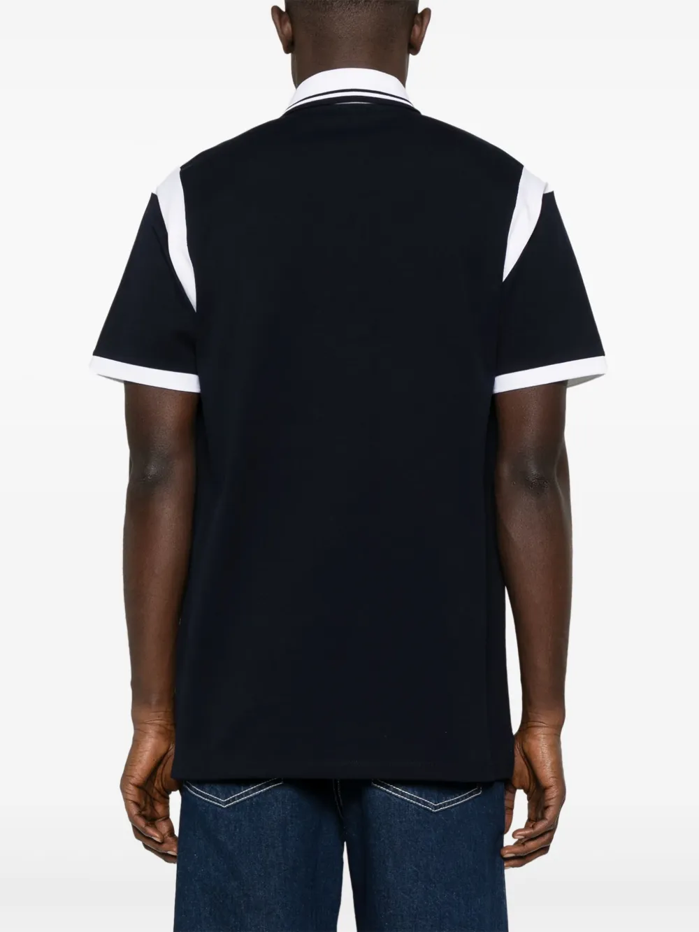 Gucci Poloshirt met logoprint Blauw