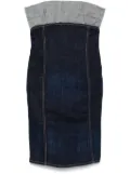 DSQUARED2 upside denim mini dress - Blue