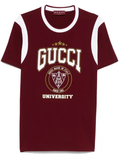 Gucci playera con logo estampado
