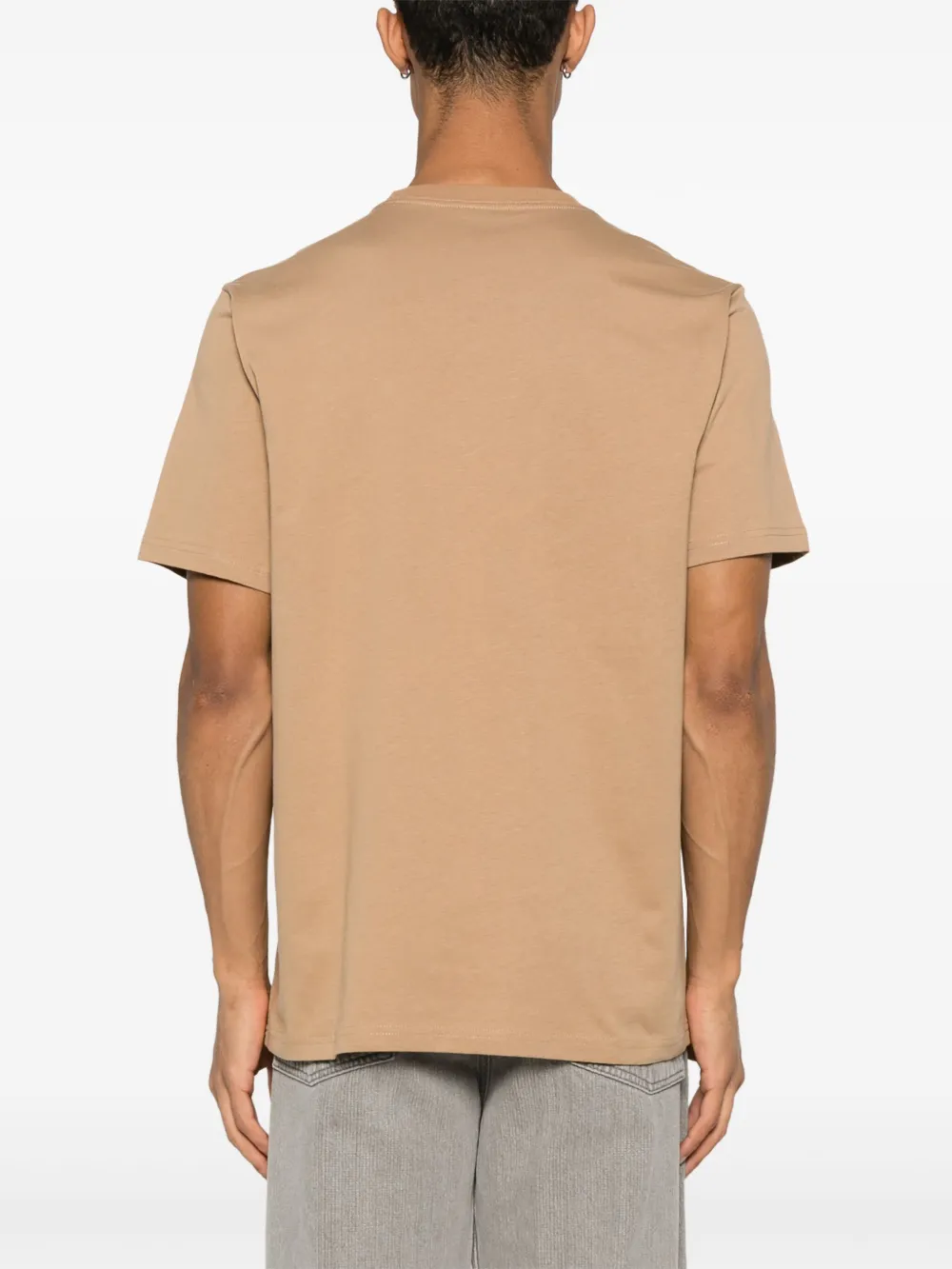 PS Paul Smith T-shirt met logoprint Bruin