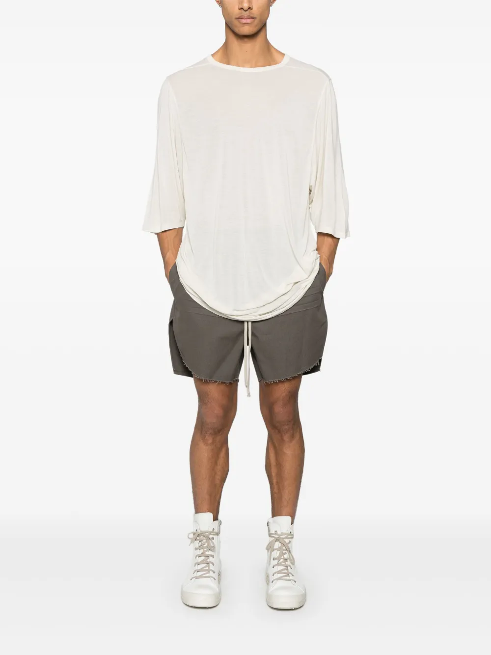 Rick Owens Jumbo T-shirt - Beige