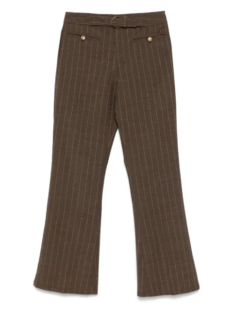 John Galliano Pre-Owned 2000s pinstriped trousers