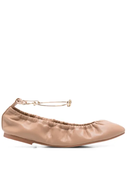 TWINSET flats con tira en el tobillo