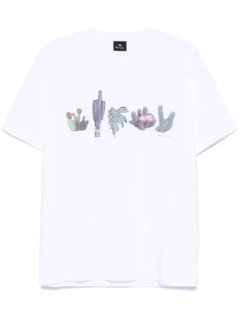 PS Paul Smith cactus-print T-shirt