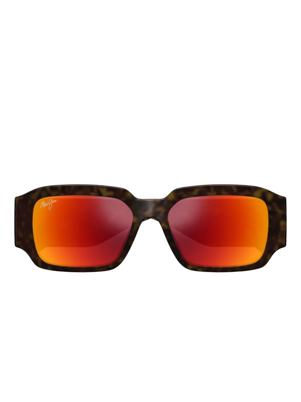 Maui Jim Kupale rectangle-frame sunglasses Bruin