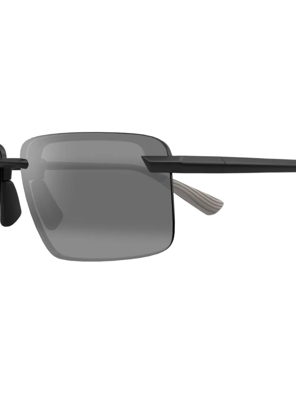 Maui Jim Laulima rectangle sunglasses Zwart