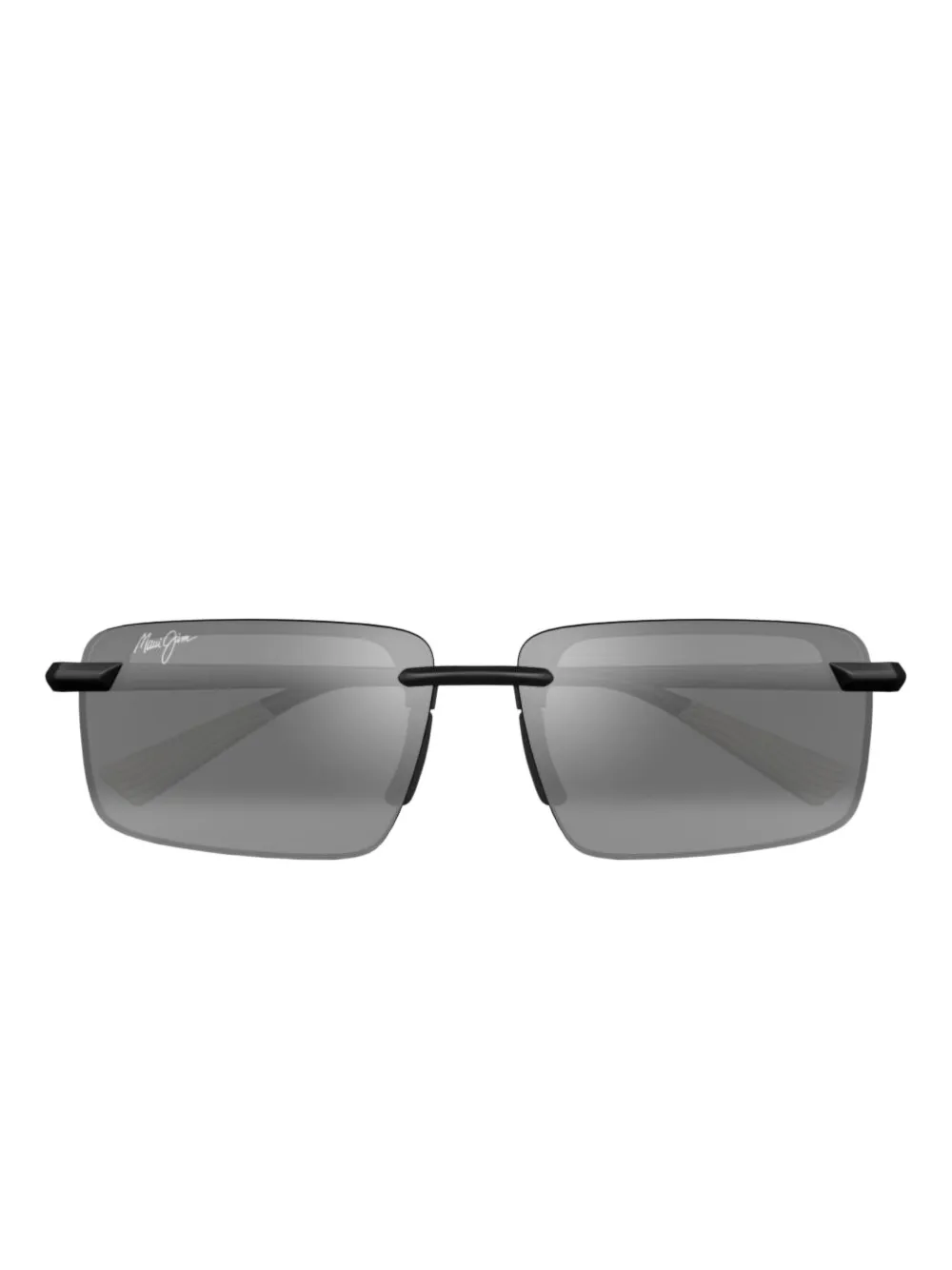 Maui Jim Laulima rectangle sunglasses Zwart