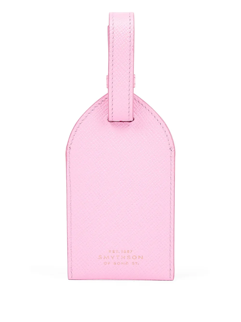 leather luggage tag