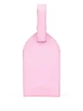 Smythson leather luggage tag - Pink